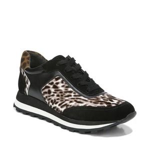 Veronica Beard Hartley Leopard Low Top Sneakers Size 9
